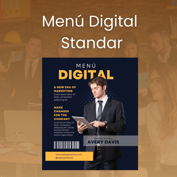Menú Digital Standar