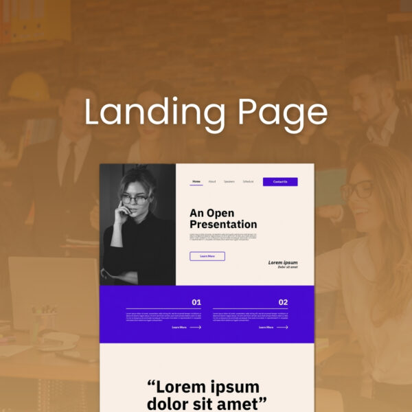 Landing page